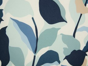 Conjunto de 2 almofadas de exterior com padrão de folha azuis ⌀ 40 cm VEGLINO Beliani