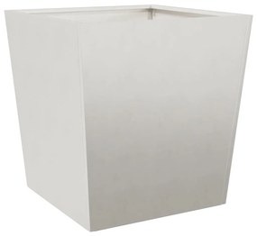 Vaso/floreira de jardim 2 pcs 50x50x50 cm aço inoxidável