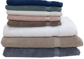 550 gr./m2 Toalhas 100% algodão - Toalhas para hotel, spa, estética: Taupe 1 Toalha 30x30 cm