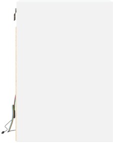 Móvel de parede para TV com luzes LED 180x31x45 cm branco
