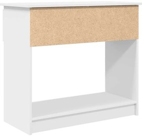 Mesa consola com gavetas 85,5x38,5x74,5 cm branco
