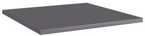 Prateleiras para estante 8 pcs derivados de madeira cinza
