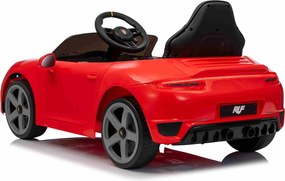 Carro elétrico para crianças RUF GT 12V,com portas rebatíveis, comando remoto, luzes LED dianteiras e traseiras, entrada USB/Aux, bateria de lítio, li