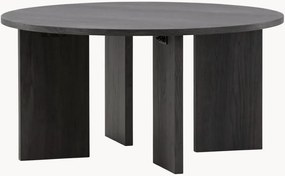 Mesa de centro redonda com aspeto de madeira Askerön