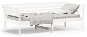 842871 vidaXL Sofá-cama 90 x 200 cm madeira de pinho maciça branco