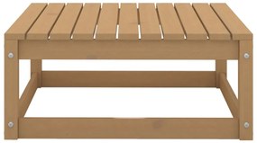 12 pcs conjunto lounge de jardim pinho sólido castanho mel