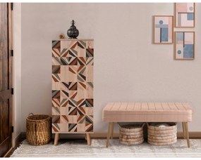 Conjunto de Mobiliário de Entrada Vegas – Sonomo Stone – Sapateira: 50