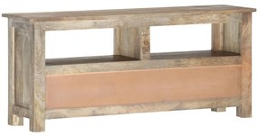Móvel de TV 110x30x50 cm madeira de mangueira maciça