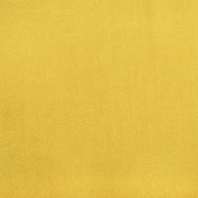 Poltrona Iris - Em Veludo - Cor Amarelo - 70x56x68 cm - Assento, Encos