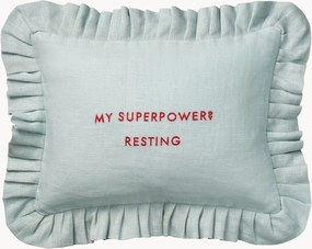 Capa de almofada em algodão artesanal Quote