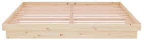 Estrutura de cama super king 180x200 cm madeira maciça