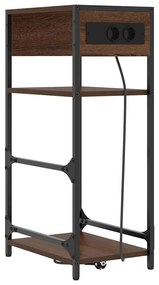 Armário de Cabeceira Carvalho castanho 40 x 27 x 76 cm