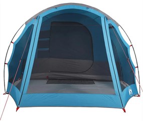 Tenda familiar para 6 pessoas impermeável azul