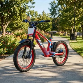 Bicicleta elétrica infantil sem pedais 750W 20" 36V 7.5Ah RXF EVO-RACING Vermelha