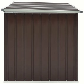 Caixa de arrumação para jardim 171x99x93 cm castanho