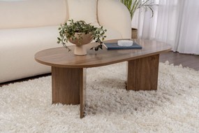 Mesa de Centro "Sable" – Nogueira, 105x65x40 cm, Design Acolhedor