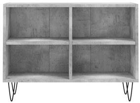 Móvel de TV 69,5x30x50 cm derivados de madeira cinzento cimento