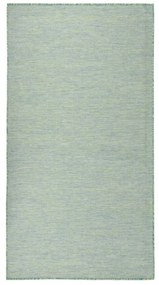 vidaXL Tapete de tecido plano para exterior 140x200 cm turquesa