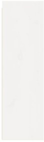 Armários de parede 2 pcs 30x30x100 cm pinho maciço branco