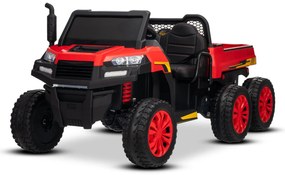 Carro elétrico para crianças RIDER 24V com tração nas quatro rodas (4X 200W), 2 Lugares bateria de lítio, rodas EVA, assento duplo em couro sintético