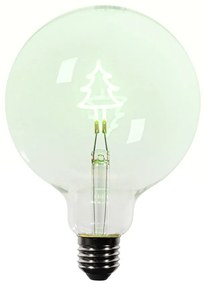 Lâmpada LED E27 de Natal Filamento Árvore de Natal G125 Transparente 1.8W 100 lm