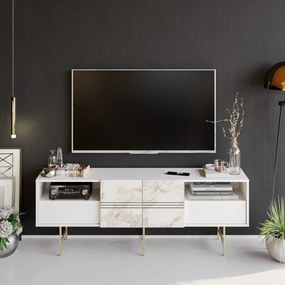 Móvel TV Derin – Branco – 180x64,7x37,1 cm