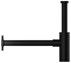 SCHÜTTE Sifão design rígido preto