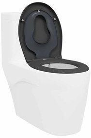 Assento de Vaso Familiar vidaXL com Assento para Criança Liberação Ráp
