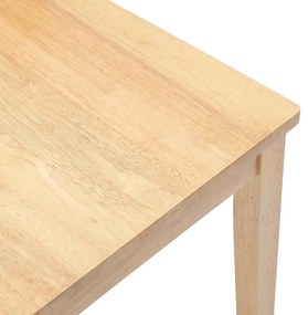 Cadeiras de jantar 2 pcs madeira de seringueira maciça