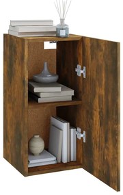 Móveis de TV 2 pcs 30,5x30x60 cm madeira cor carvalho fumado