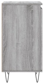 Aparadores 2 pcs 40x35x70 cm derivados madeira cinzento sonoma