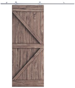 HOMCOM Kit de Instalação Porta-Alumínio Prateado 200 x 3,15 x 2,5 cm