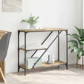 vidaXL Aparador Carvalho Artesanal 88,5 x 30 x 75 cm