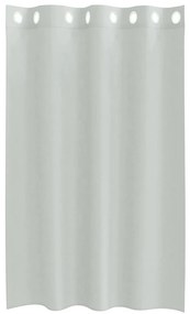Cortinas de voile com ilhós 2 pcs cinzento-claro 140x175 cm