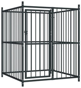 vidaXL Canil de exterior 120x120x150 cm