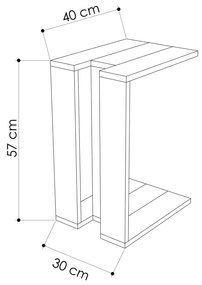 Estante City – Nogueira Amarela – 184,6 x 170 x 24,2 cm