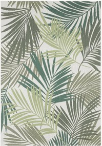 Tapete para interior e exterior com padrão de folhas Vai