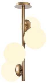 Candeeiro de Teto Faze – Dourado – Diâmetro 32 cm x Altura 53 cm