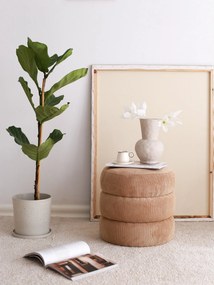 Pouffe Boum – Camel – 40 cm x 40 cm x 40 cm