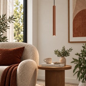 Candeeiro Suspenso Moderno Mocha com Placa de Teto Integrada - Chuba