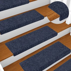 Tapetes de escada autoadesivos 20 pcs 65x21x4 cm antracite