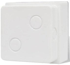 Luzes LED de encastrar no chão 6 pcs 100x100x68 mm