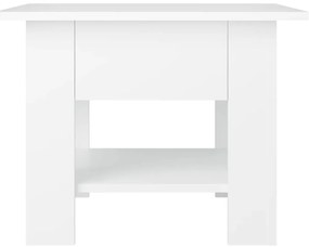 Mesa de centro 55x55x42 cm derivados de madeira branco