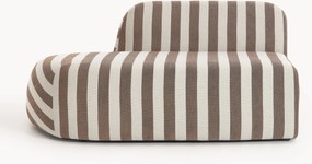 Módulo com chaise longue às riscas Wolke