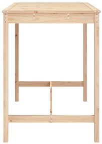 Mesa de jardim 121x82,5x110 cm madeira de pinho maciça