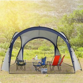 Evento Carpa  Loja de Festas Gazebo 3.5x3.5m Toldo aberto para eventos Camping impermeável Proteção UV