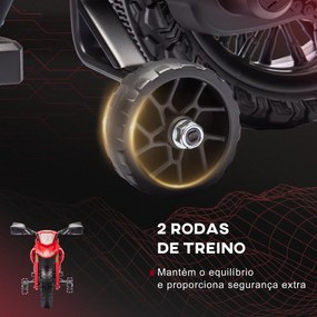 AIYPLAY Mota Elétrica para Crianças acima de 3 Anos Moto a Bateria par