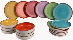 Conjunto de loiça Modern, 6 pessoas, conjunto de 18