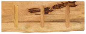 Tampo de mesa c/ borda viva 90x20x2,5cm mangueira áspera maciça