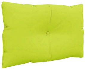 Almofadões para móveis de paletes 2 pcs tecido verde brilhante